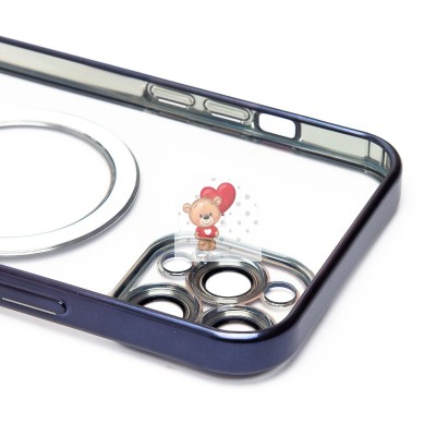 Чехол-накладка для Apple iPhone 12 Pro Max (титановый синий) - SM027 SafeMag