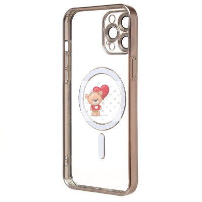 Чехол-накладка для Apple iPhone 12 Pro Max (титановый) - SM027 SafeMag