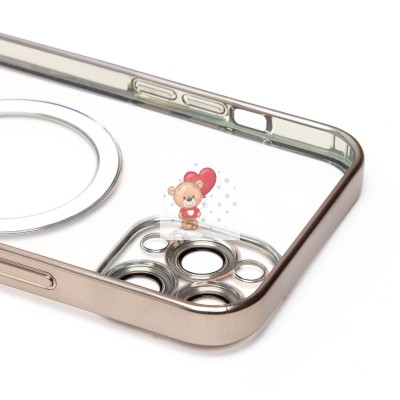 Чехол-накладка для Apple iPhone 12 Pro Max (титановый) - SM027 SafeMag