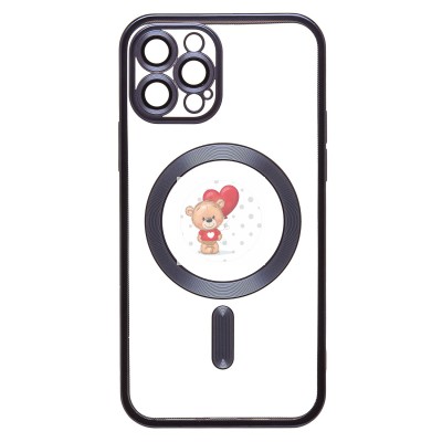 Чехол-накладка для Apple iPhone 12 Pro (титановый синий) - SM027 SafeMag