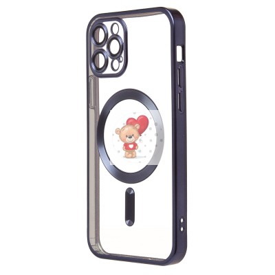 Чехол-накладка для Apple iPhone 12 Pro (титановый синий) - SM027 SafeMag