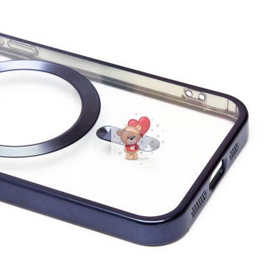 Чехол-накладка для Apple iPhone 12 Pro (титановый синий) - SM027 SafeMag