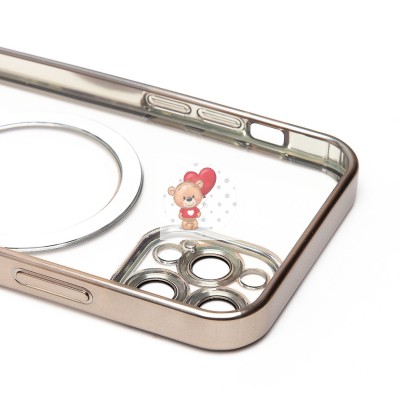 Чехол-накладка для Apple iPhone 12 Pro (титановый) - SM027 SafeMag Чехол-накладка для Apple iPhone 12 Pro (титановый) - SM027 SafeMag