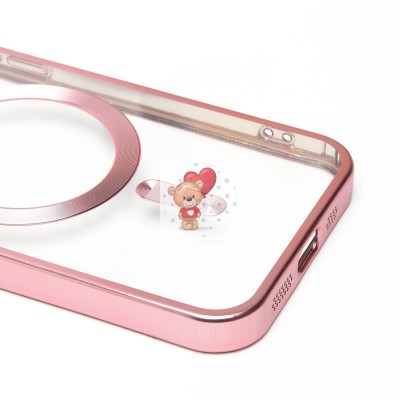 Чехол-накладка для Apple iPhone 12 (розовый) - SM027 SafeMag Чехол-накладка для Apple iPhone 12 (розовый) - SM027 SafeMag