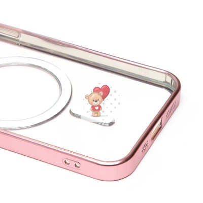 Чехол-накладка для Apple iPhone 12 (розовый) - SM027 SafeMag Чехол-накладка для Apple iPhone 12 (розовый) - SM027 SafeMag