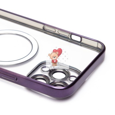 Чехол-накладка для Apple iPhone 13 Pro Max (темно-фиолетовый) - SM027 SafeMag