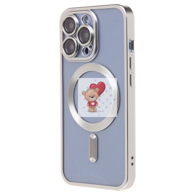 Чехол-накладка для Apple iPhone 13 Pro (серебяный) - SM027 SafeMag Чехол-накладка для Apple iPhone 13 Pro (серебяный) - SM027 SafeMag