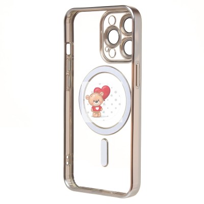 Чехол-накладка для Apple iPhone 13 Pro (серебяный) - SM027 SafeMag Чехол-накладка для Apple iPhone 13 Pro (серебяный) - SM027 SafeMag