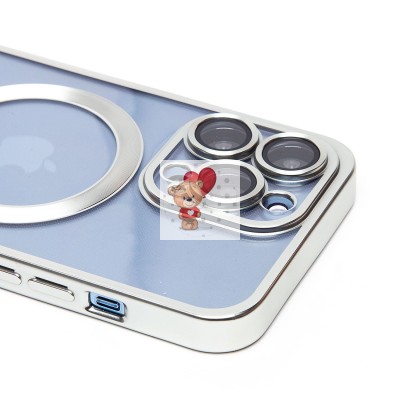 Чехол-накладка для Apple iPhone 13 Pro (серебяный) - SM027 SafeMag Чехол-накладка для Apple iPhone 13 Pro (серебяный) - SM027 SafeMag