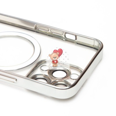 Чехол-накладка для Apple iPhone 13 Pro (серебяный) - SM027 SafeMag Чехол-накладка для Apple iPhone 13 Pro (серебяный) - SM027 SafeMag