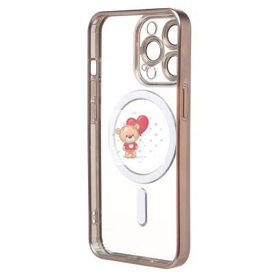 Чехол-накладка для Apple iPhone 13 Pro (титановый) - SM027 SafeMag Чехол-накладка для Apple iPhone 13 Pro (титановый) - SM027 SafeMag