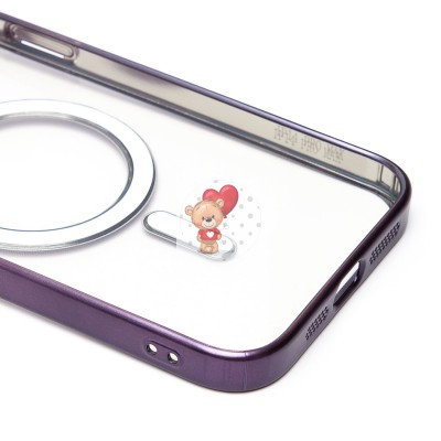 Чехол-накладка для Apple iPhone 14 Pro Max (темно-фиолетовый) - SM027 SafeMag