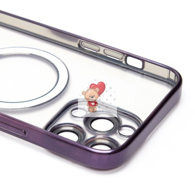 Чехол-накладка для Apple iPhone 14 Pro Max (темно-фиолетовый) - SM027 SafeMag