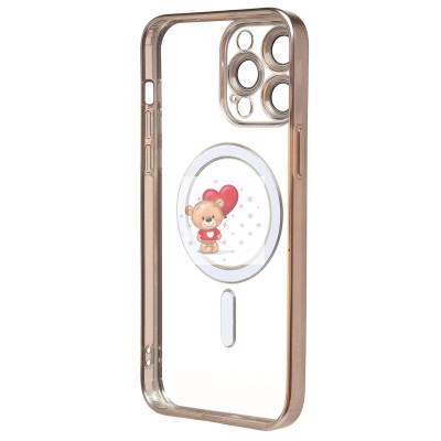 Чехол-накладка для Apple iPhone 14 Pro Max (титановый) - SM027 SafeMag