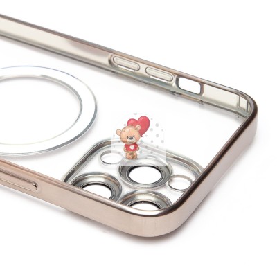 Чехол-накладка для Apple iPhone 14 Pro Max (титановый) - SM027 SafeMag