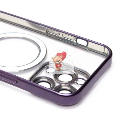 Чехол-накладка для Apple iPhone 14 Pro (темно-фиолетовый) - SM027 SafeMag Чехол-накладка для Apple iPhone 14 Pro (темно-фиолетовый) - SM027 SafeMag