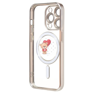 Чехол-накладка для Apple iPhone 14 Pro (серебяный) - SM027 SafeMag