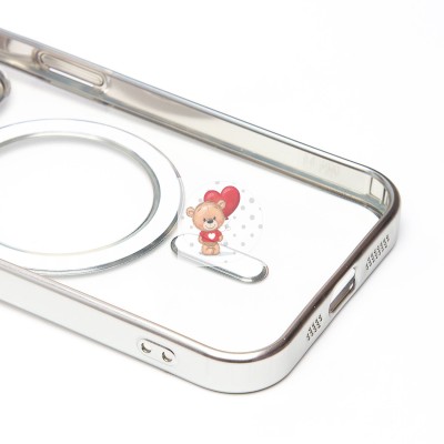 Чехол-накладка для Apple iPhone 14 Pro (серебяный) - SM027 SafeMag