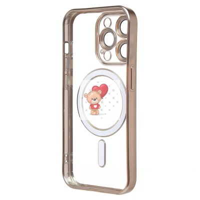 Чехол-накладка для Apple iPhone 14 Pro (титановый) - SM027 SafeMag