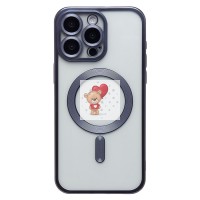 Чехол-накладка для Apple iPhone 15 Pro Max (титановый синий) - SM027 SafeMag