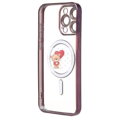 Чехол-накладка для Apple iPhone 15 Pro Max (темно-фиолетовый) - SM027 SafeMag