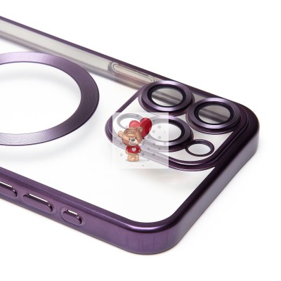 Чехол-накладка для Apple iPhone 15 Pro Max (темно-фиолетовый) - SM027 SafeMag