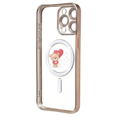 Чехол-накладка для Apple iPhone 15 Pro Max (титановый) - SM027 SafeMag