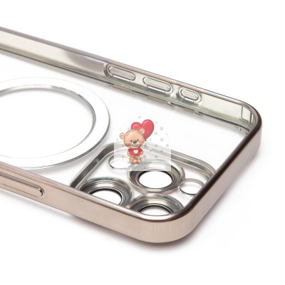 Чехол-накладка для Apple iPhone 15 Pro (титановый) - SM027 SafeMag