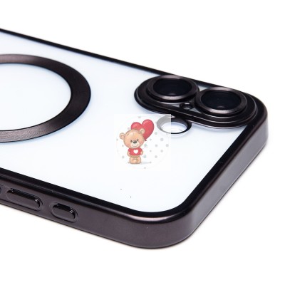 Чехол-накладка для Apple iPhone 16 Plus (черный) - SM027 SafeMag