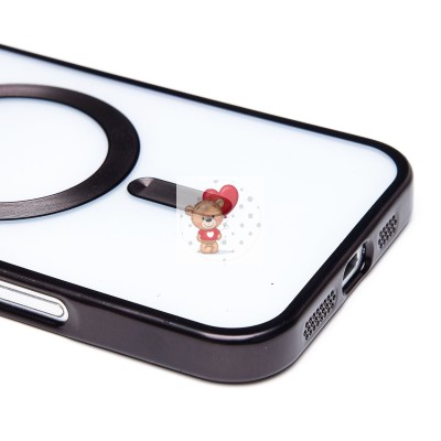 Чехол-накладка для Apple iPhone 16 Plus (черный) - SM027 SafeMag