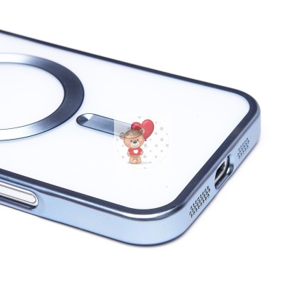 Чехол-накладка для Apple iPhone 16 Plus (синий) - SM027 SafeMag