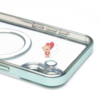 Чехол-накладка для Apple iPhone 16 Plus (зеленый) - SM027 SafeMag