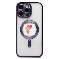 Чехол-накладка для Apple iPhone 16 Pro Max (темно-фиолетовый) - SM027 SafeMag Чехол-накладка для Apple iPhone 16 Pro Max (темно-фиолетовый) - SM027 SafeMag