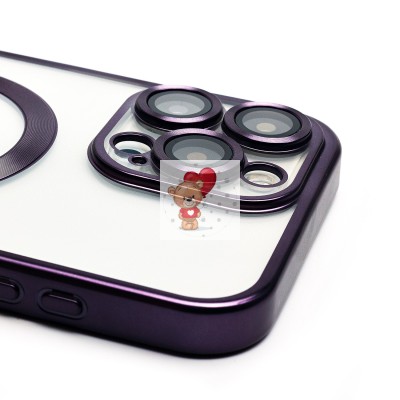 Чехол-накладка для Apple iPhone 16 Pro Max (темно-фиолетовый) - SM027 SafeMag