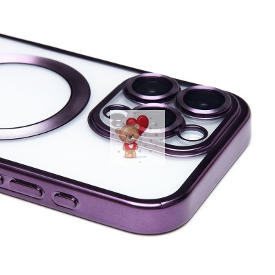 Чехол-накладка для Apple iPhone 16 Pro (темно-фиолетовый) - SM027 SafeMag