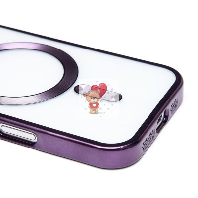 Чехол-накладка для Apple iPhone 16 Pro (темно-фиолетовый) - SM027 SafeMag