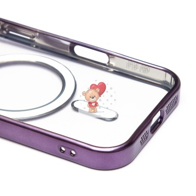 Чехол-накладка для Apple iPhone 16 Pro (темно-фиолетовый) - SM027 SafeMag