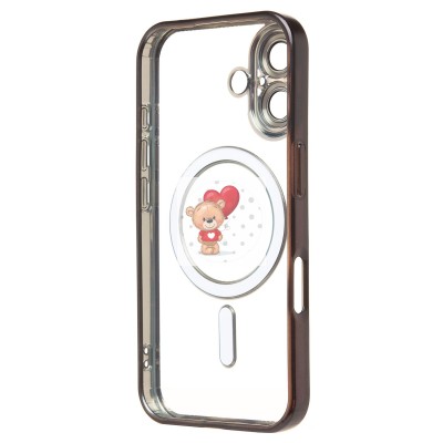 Чехол-накладка для Apple iPhone 16 (черный) - SM027 SafeMag