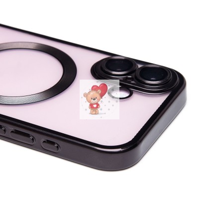 Чехол-накладка для Apple iPhone 16 (черный) - SM027 SafeMag