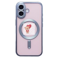 Чехол-накладка для Apple iPhone 16 (синий) - SM027 SafeMag