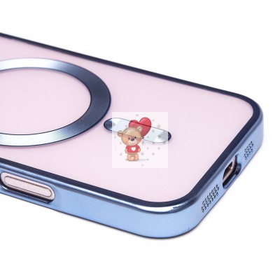 Чехол-накладка для Apple iPhone 16 (синий) - SM027 SafeMag