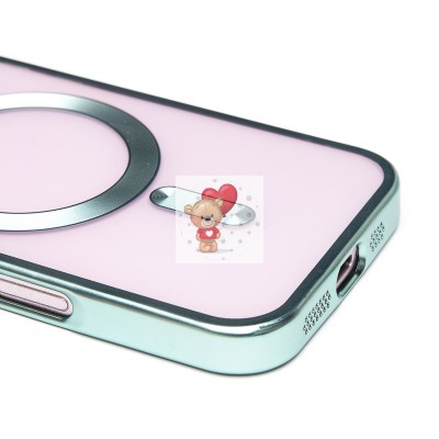 Чехол-накладка для Apple iPhone 16 (зеленый) - SM027 SafeMag Чехол-накладка для Apple iPhone 16 (зеленый) - SM027 SafeMag