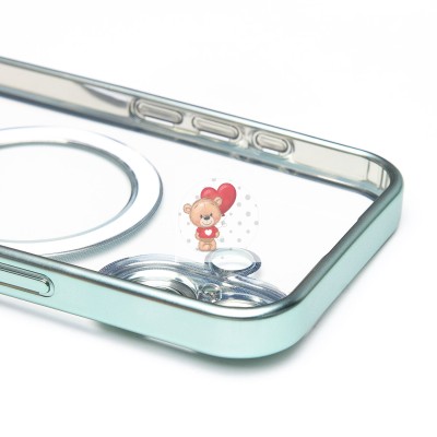 Чехол-накладка для Apple iPhone 16 (зеленый) - SM027 SafeMag Чехол-накладка для Apple iPhone 16 (зеленый) - SM027 SafeMag