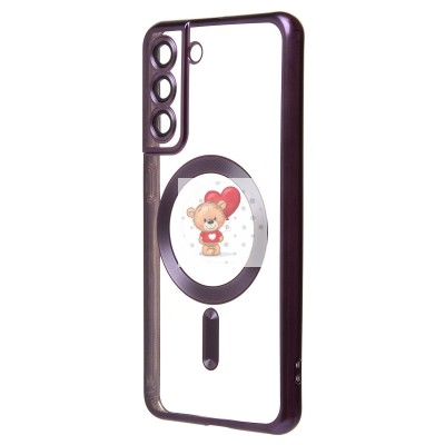 Чехол-накладка для Samsung Galaxy S21FE (темно-фиолетовый) - SM027 SafeMag Чехол-накладка для Samsung Galaxy S21FE (темно-фиолетовый) - SM027 SafeMag