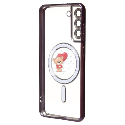 Чехол-накладка для Samsung Galaxy S21FE (темно-фиолетовый) - SM027 SafeMag Чехол-накладка для Samsung Galaxy S21FE (темно-фиолетовый) - SM027 SafeMag