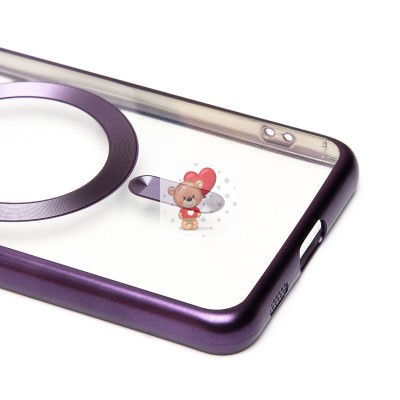 Чехол-накладка для Samsung Galaxy S21FE (темно-фиолетовый) - SM027 SafeMag Чехол-накладка для Samsung Galaxy S21FE (темно-фиолетовый) - SM027 SafeMag