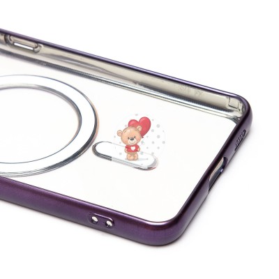 Чехол-накладка для Samsung Galaxy S21FE (темно-фиолетовый) - SM027 SafeMag Чехол-накладка для Samsung Galaxy S21FE (темно-фиолетовый) - SM027 SafeMag