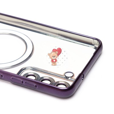 Чехол-накладка для Samsung Galaxy S21FE (темно-фиолетовый) - SM027 SafeMag Чехол-накладка для Samsung Galaxy S21FE (темно-фиолетовый) - SM027 SafeMag