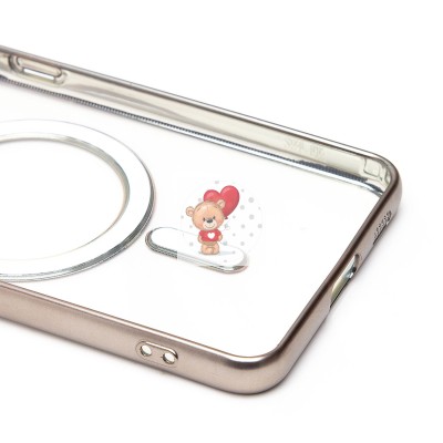 Чехол-накладка для Samsung Galaxy S21FE (титановый) - SM027 SafeMag Чехол-накладка для Samsung Galaxy S21FE (титановый) - SM027 SafeMag