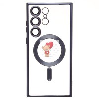 Чехол-накладка для Samsung Galaxy S23 Ultra (титановый синий) - SM027 SafeMag